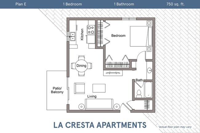 Floorplan - La Cresta Apartments