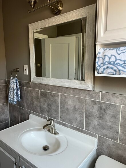 Hall bath Vanity - 2403 38th St