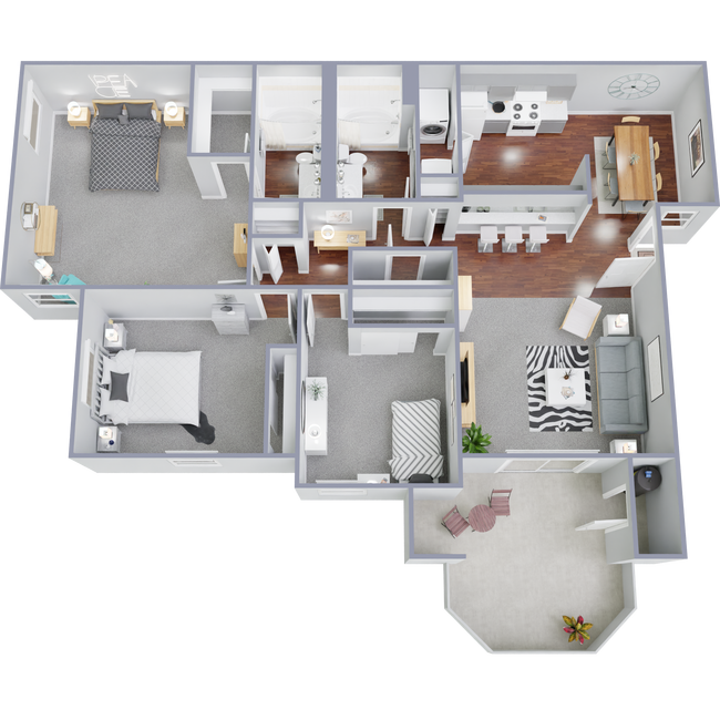 Floorplan - Soleil Apartments