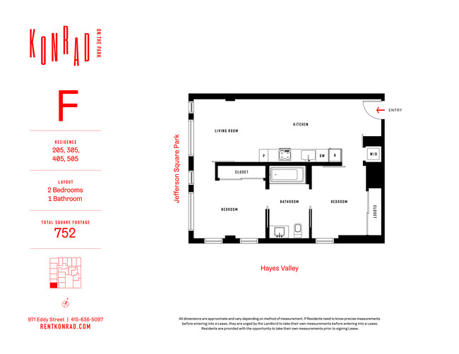 Floorplan - Konrad on the Park