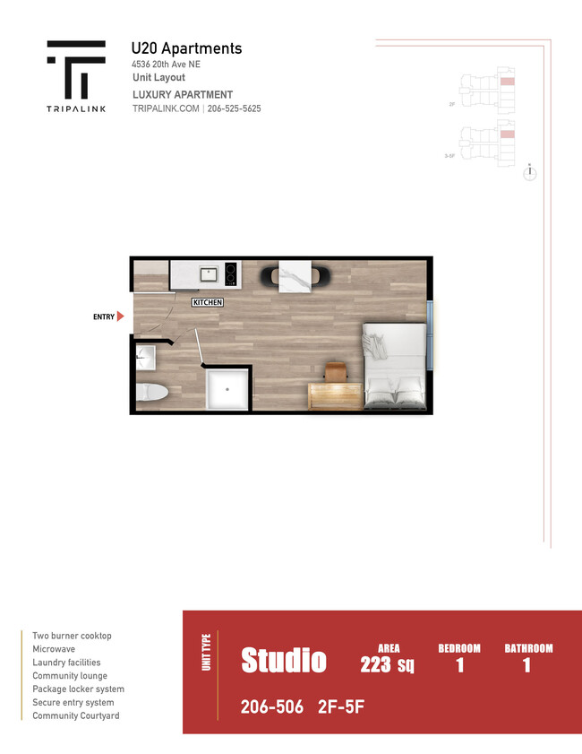 Floorplan - U20 Apartments