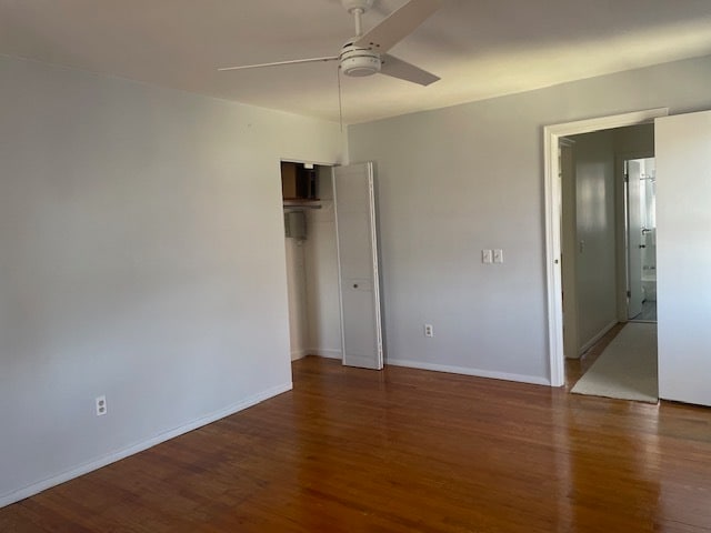 Bedroom w/closet & hall to bathroom - 80 Brush Hill Ave