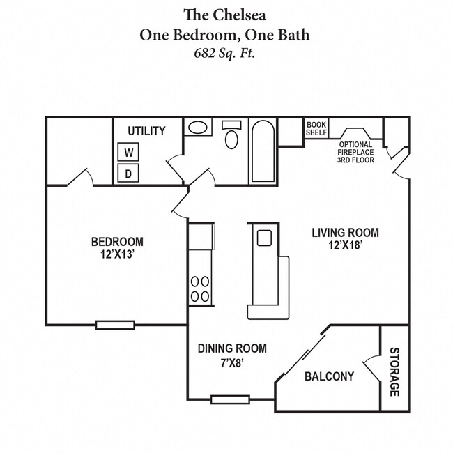 Floorplan - Woodhills Apartments