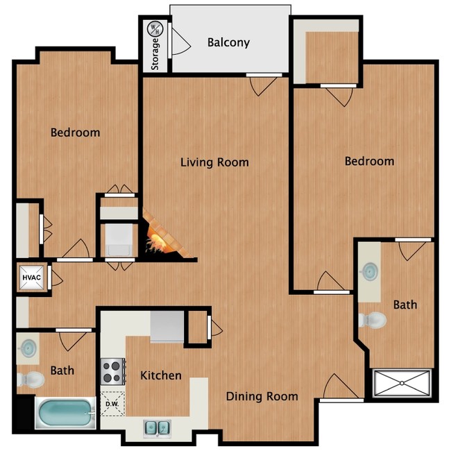 Website Floor Plan A.png - Palma de la Reina Apartments