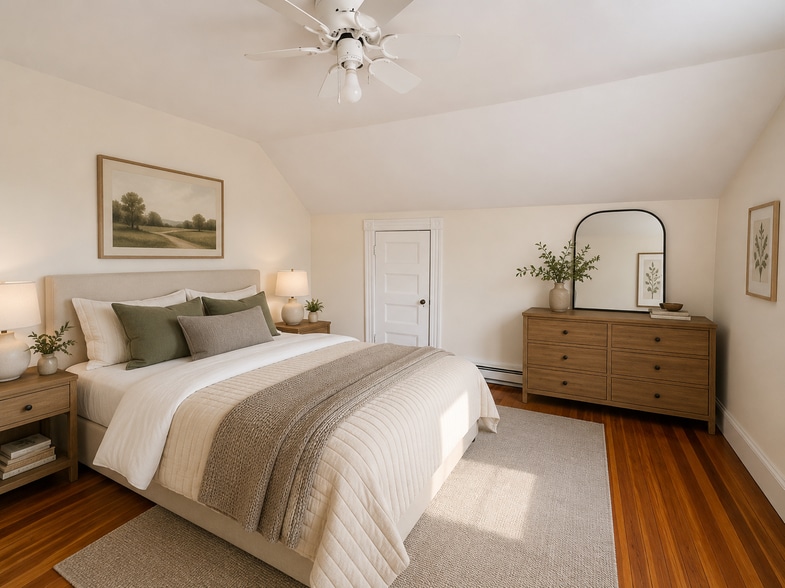 Bedroom (staged) - 248 Brown St