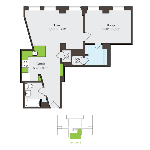 Floorplan - The Brownhardt
