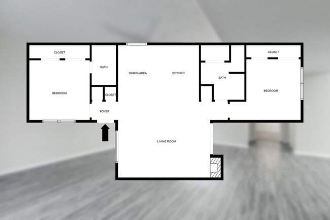 Building Photo - Spacious 2 Bed 2 Bath Flat