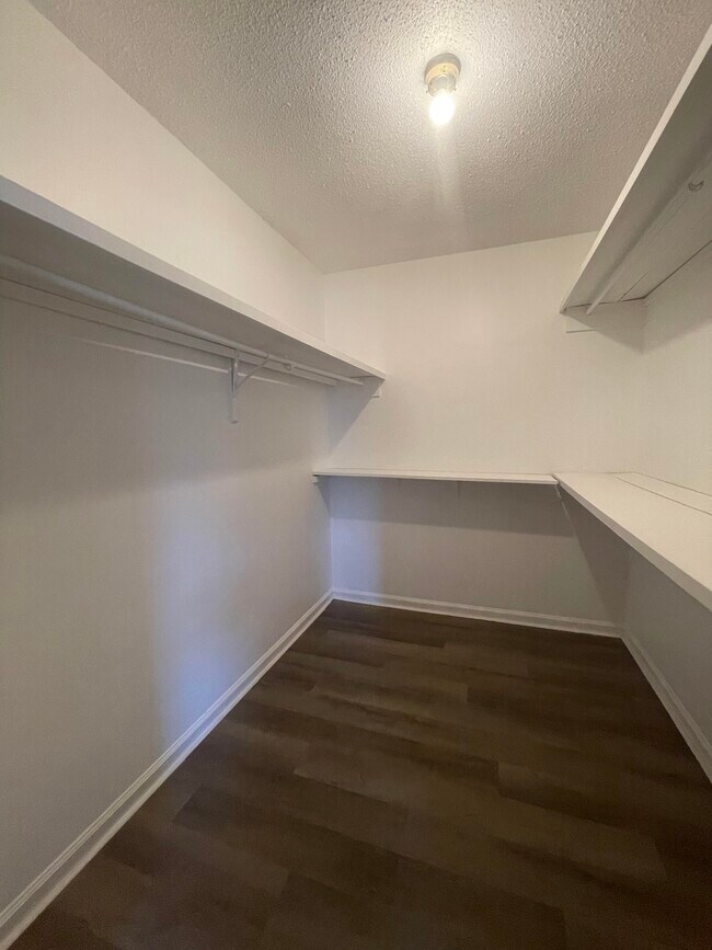 master bedroom walk in closet - 2656 Fairforest Clevedale Rd