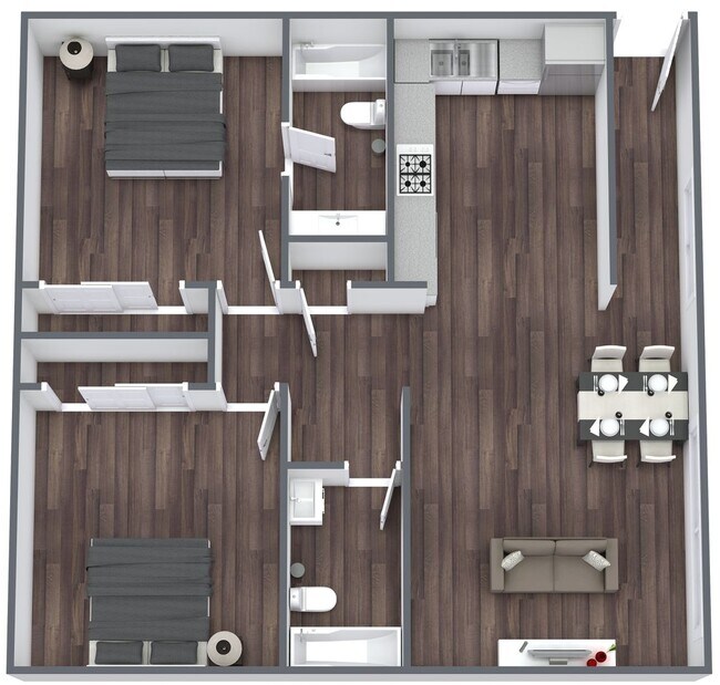 Building Photo - Mid Town Ventura 2 Bedroom 2 Bath Upstairs Corner Unit Apartment
