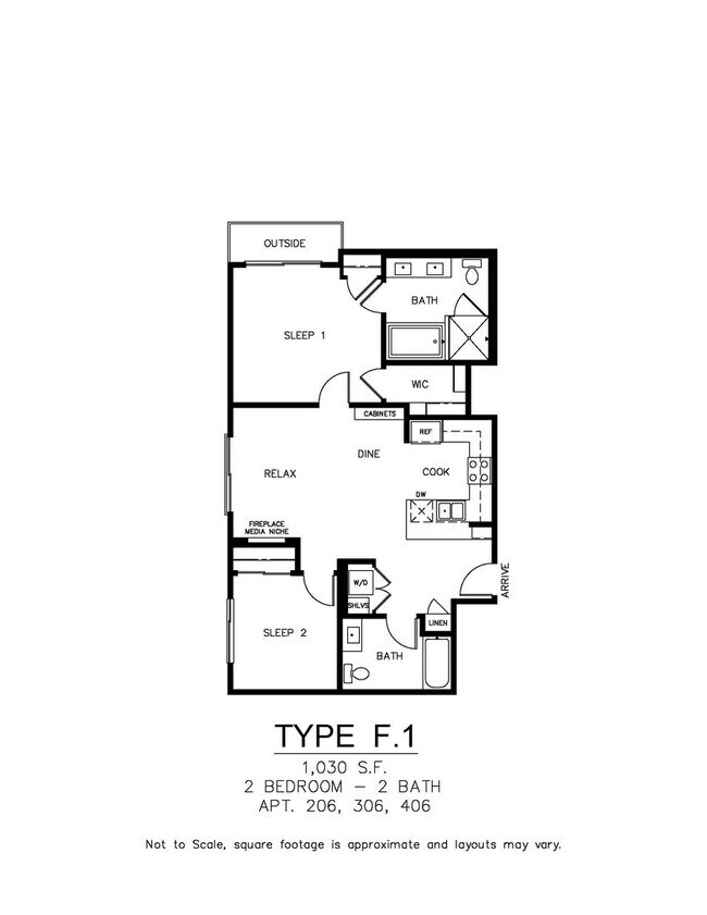Building Photo - Unit Type: F1 | 2 Bedroom | 2 Bathroom