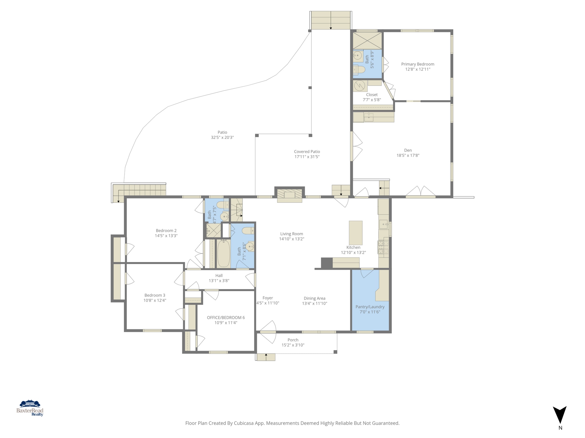 Main Level Floor Plan - 5347 Denwood Ave