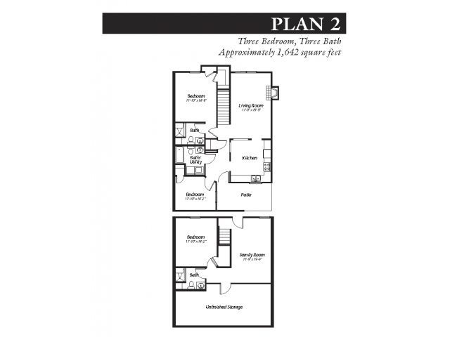 Plan 2, 3-bed, 3-bath - Arbor Valley Senior Homes