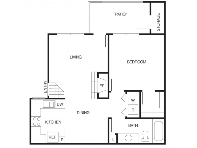 Floorplan - Country Brook Apartments