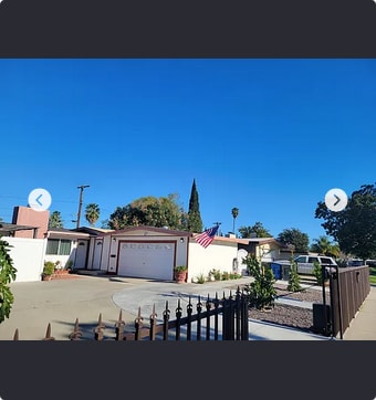 ADU is in fenced property - 8271 Briarwood Dr