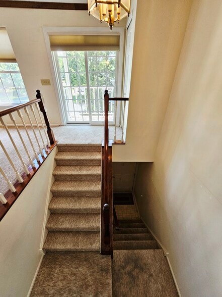 Stairs to main floor - 1990 Mattis St