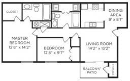 Floorplan - Galbraith Pointe Apartments and Townhomes