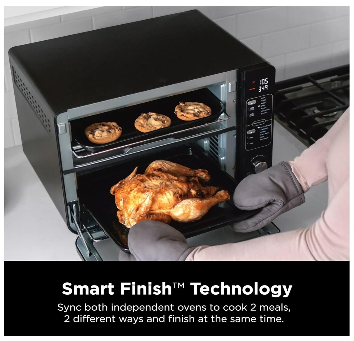 29. Brand-new Ninja 13-in-1 double convention oven with FlexDoor (2-oven cooking) - 137 E 755 S