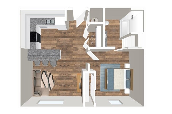 Floorplan - Clifton Riverside Apartments
