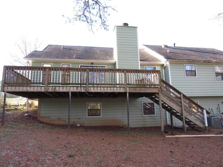 Large back deck - 1273 W Wylie Bridge Rd