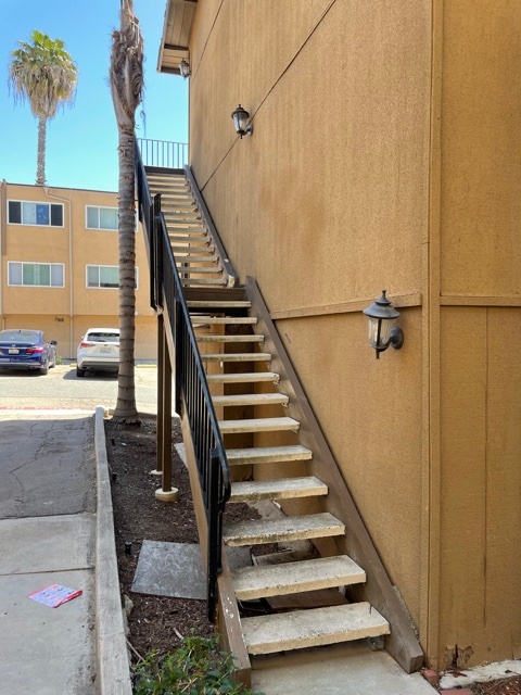 Staircase to unit - 5505 Adelaide Ave