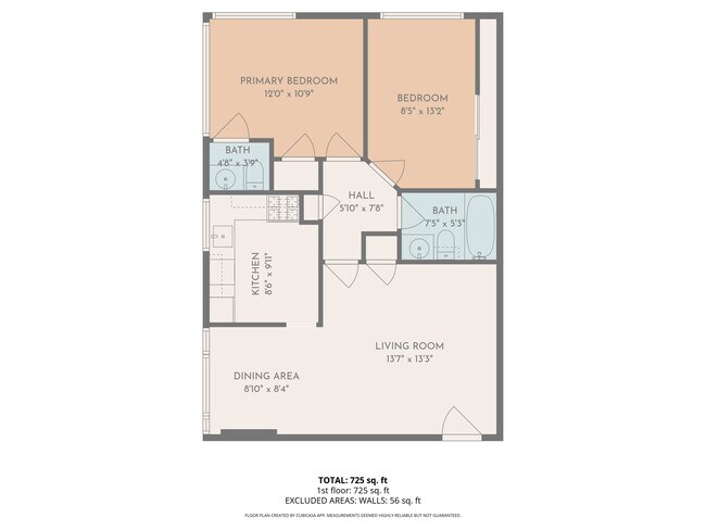 Sample floorplan - 5 S Big Bend Blvd