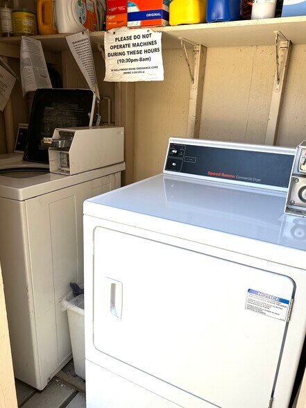 Coin Operated Washer Dryer - 1138 N Gardner St