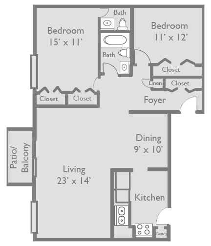 Floorplan - Axis at Westmont