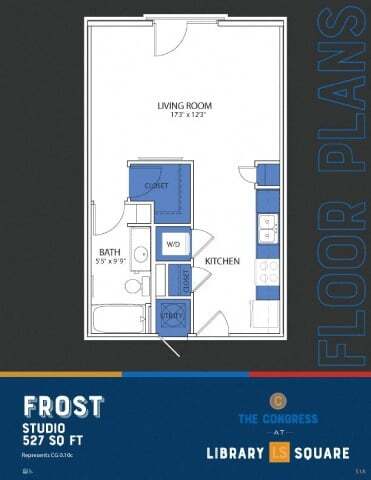 Floorplan - The Congress at Library Square