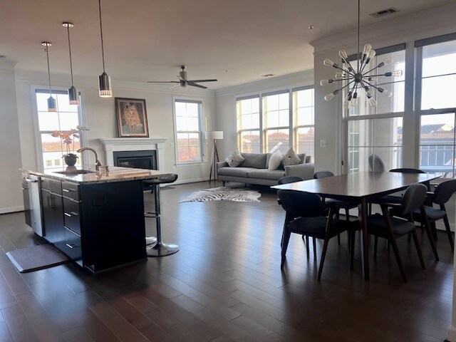 Open concept floor plan - 13722 Neil Armstrong Ave