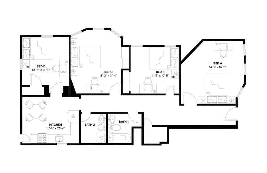 Building Photo - Room in Shared 4 bed/1.5 bath home