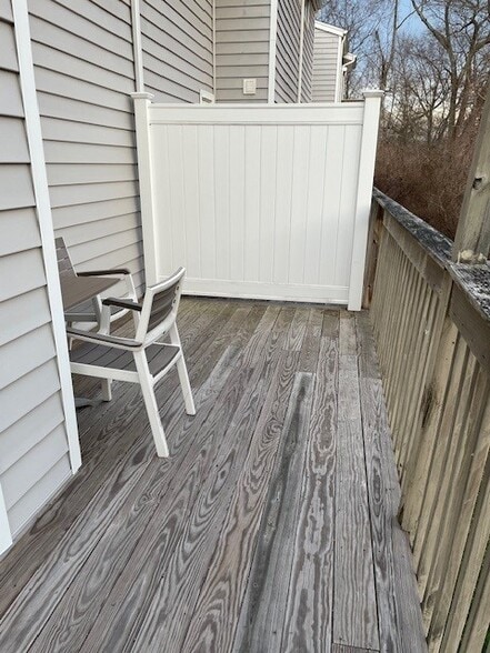 Back deck - 428 Thoreau Rd