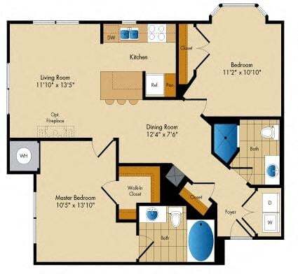 Floorplan - The Village at Taylor Pond