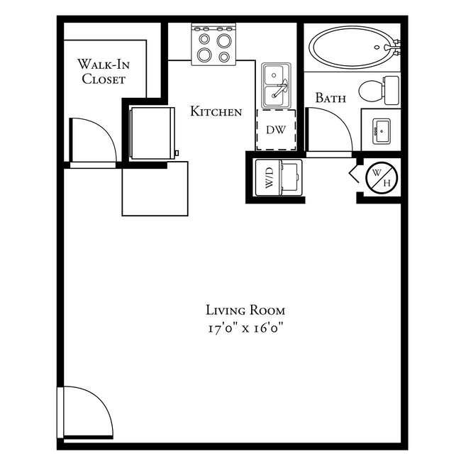 Floorplan - Reflections Apartments