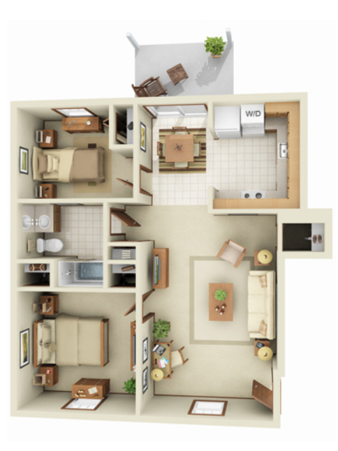 Floorplan - Graystone Apartments