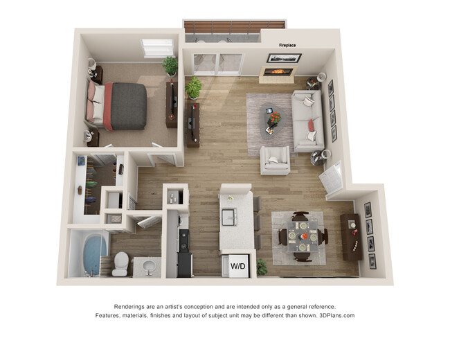 Floorplan - Vine Apartments