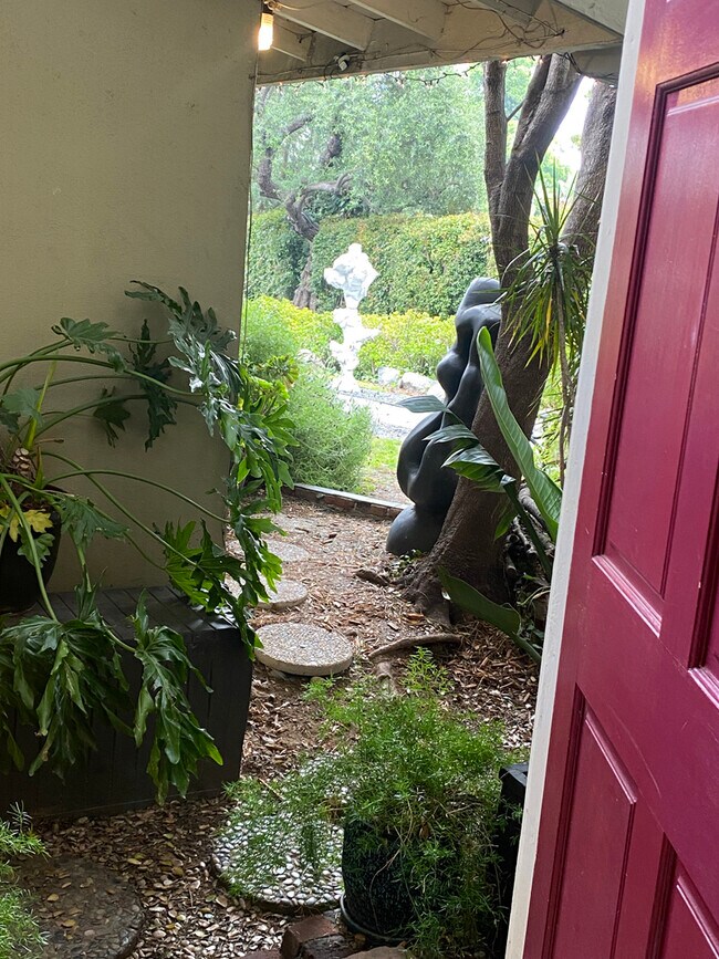 View out front entrance - 607 Buena Loma St