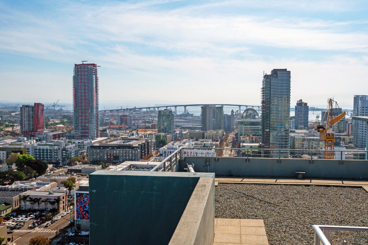 Roof Deck View W - 1080 Park Blvd
