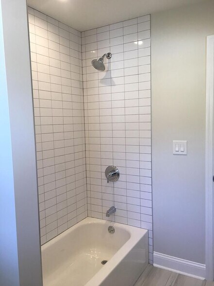 Subway Tile Shower - 14 Hickory St