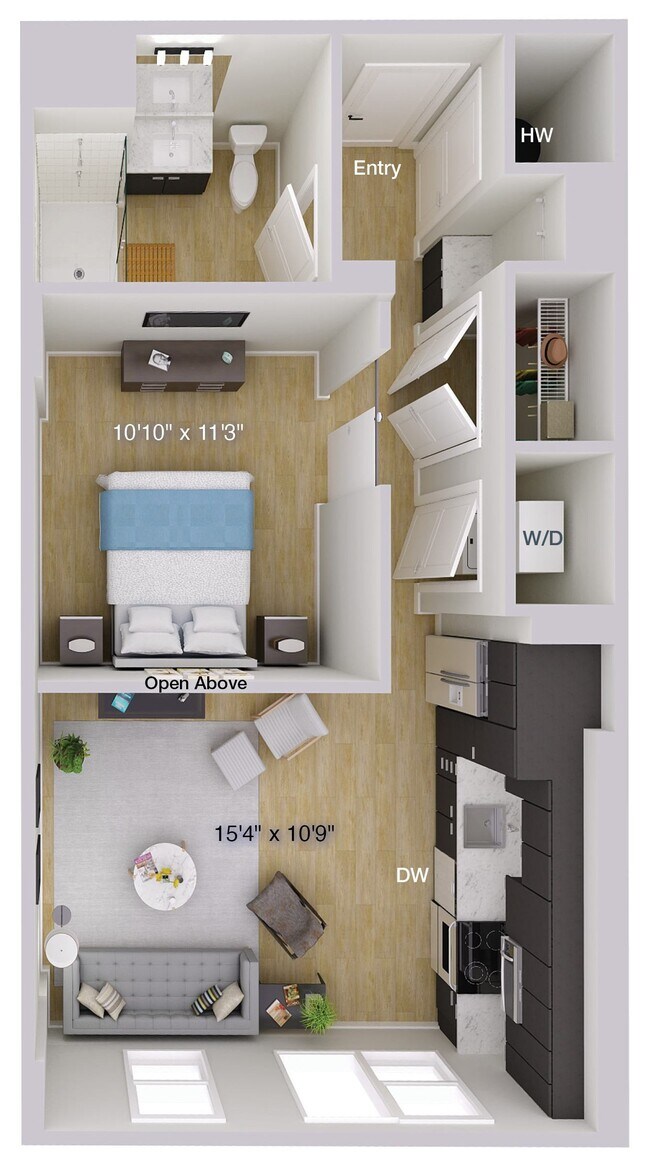 Floorplan - Foster on the Park Apartments