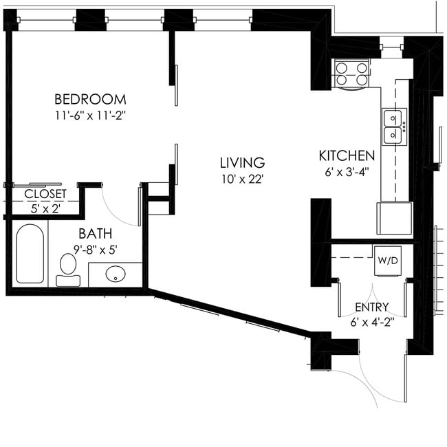 Floorplan - Roosevelt School Apartments