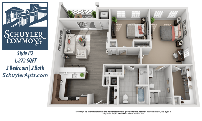 Floorplan - Schuyler Commons