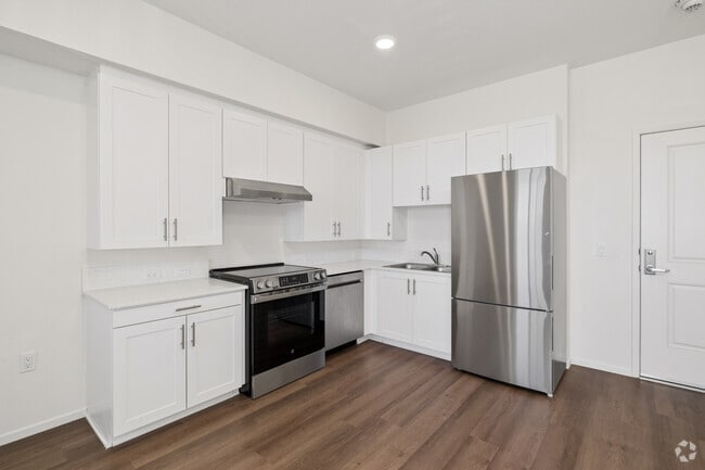1BR, 1BA - 618SF - Kitchen - Terrasini Apartments, a 62+ Community