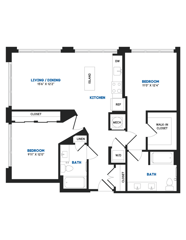 Floorplan - The Chase at Bryant Street