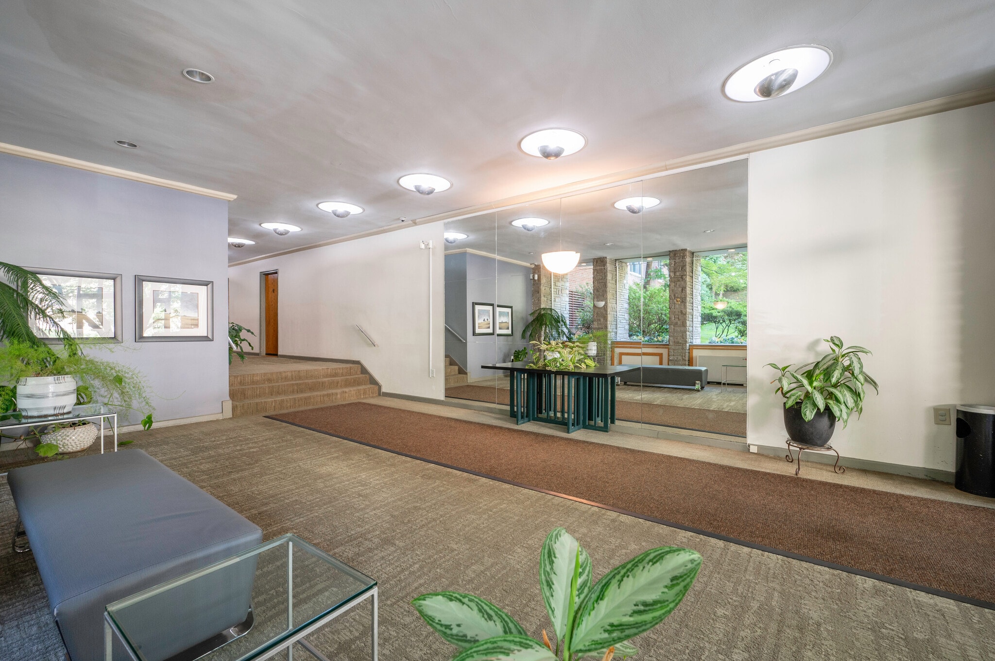 Lobby entry - 4100 W St NW
