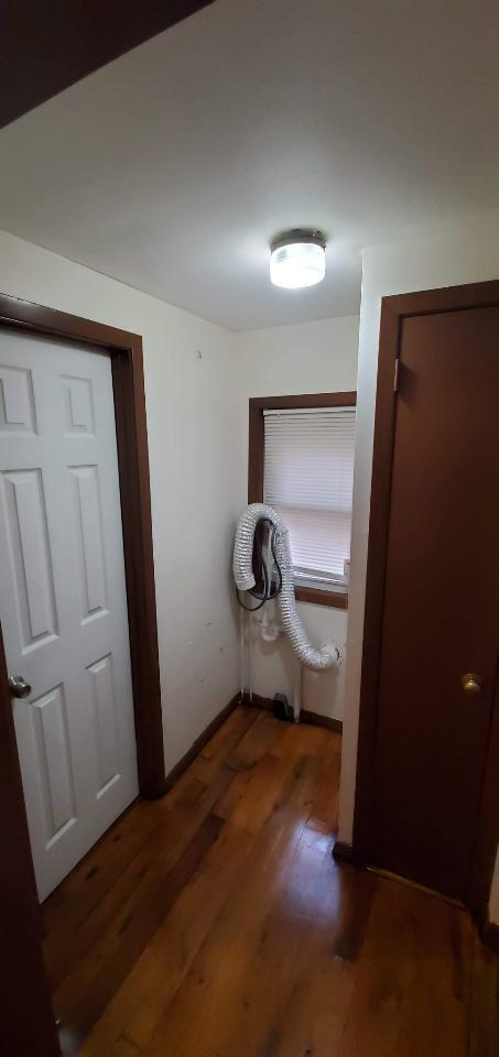 Wall with laundry hook-ups - 8 Franklin St