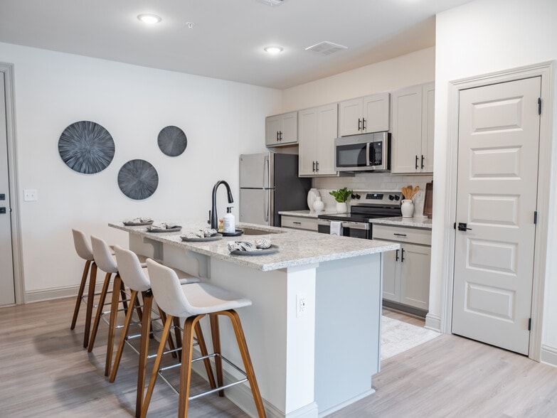 The Perdido: 1BR, 1BA- Kitchen - The Flats at Ransley