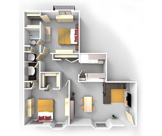 Floorplan - 7979 Westheimer Apartments