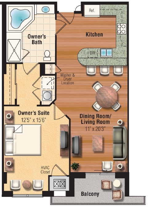 1BR/1BA - Grandview at Annapolis Towne Centre