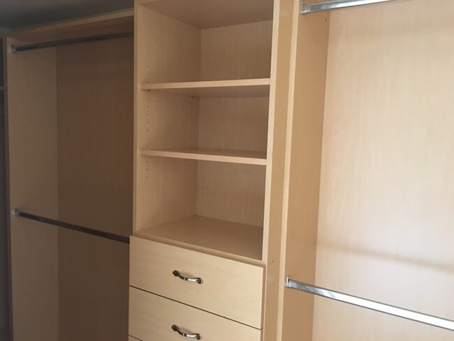 All closets with built in cabinets - 1540 S Bentley Ave