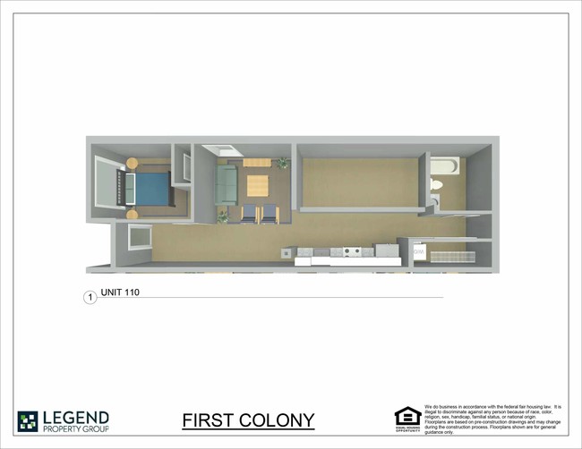 Floorplan - First Colony Flats